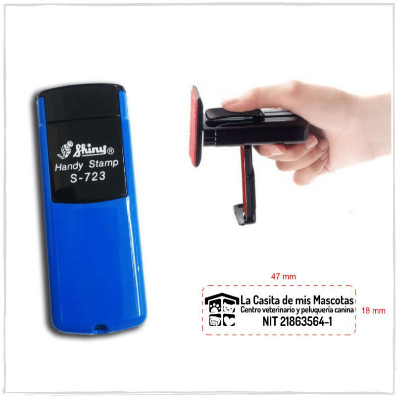 Shiny S-723 Custom Self-Inking Pocket Stamp