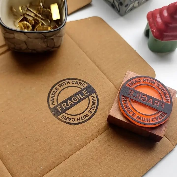 Custom Rubber Stamp | Personalized Name, Logo & Business Stamp | Multiple Sizes Available