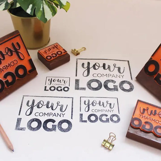 Custom Rubber Stamp | Personalized Name, Logo & Business Stamp | Multiple Sizes Available