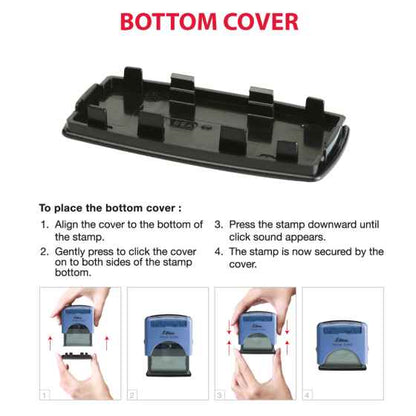 Shiny S-843 Self Inking Stamp 47 x 18mm | Custom Name, Logo & Address Rubber Stamp