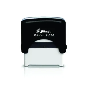 Shiny S-224 Self-Inking Stamp – Custom Name, Logo & Address Stamp 22×58mm
