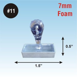 Flash Pre-Ink Stamp – 1.5 x 0.5 inch | Custom Name Stamp