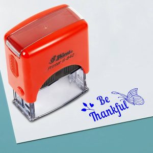 Shiny Self Inking Stamp S-842 – Custom Name & Logo Stamp