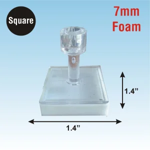 Flash Pre-Ink Stamp Square – 1.4 × 1.4 inch | Custom Logo, Icon, Approval & Name Stamp