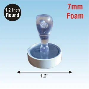 Flash Pre-Ink Stamp Round – 1.2 Inch | Custom Logo, Seal, Monogram & Approval Stamp