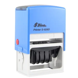 Shiny S-828D – Self-Inking Dater Stamp (Adjustable Date + Custom Text)