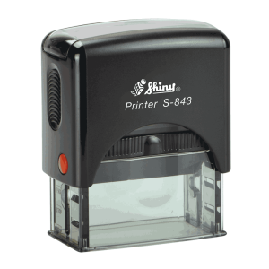 Shiny Printer S-843 Stamp – Custom Self-Inking Stamp 47×18mm