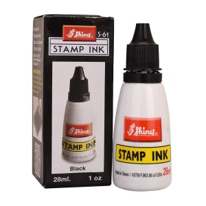 Shiny Stamp Pad Ink 28ml – Black