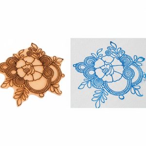 Arabic Floral Mandala Mehndi Stamp – Back Hand Design
